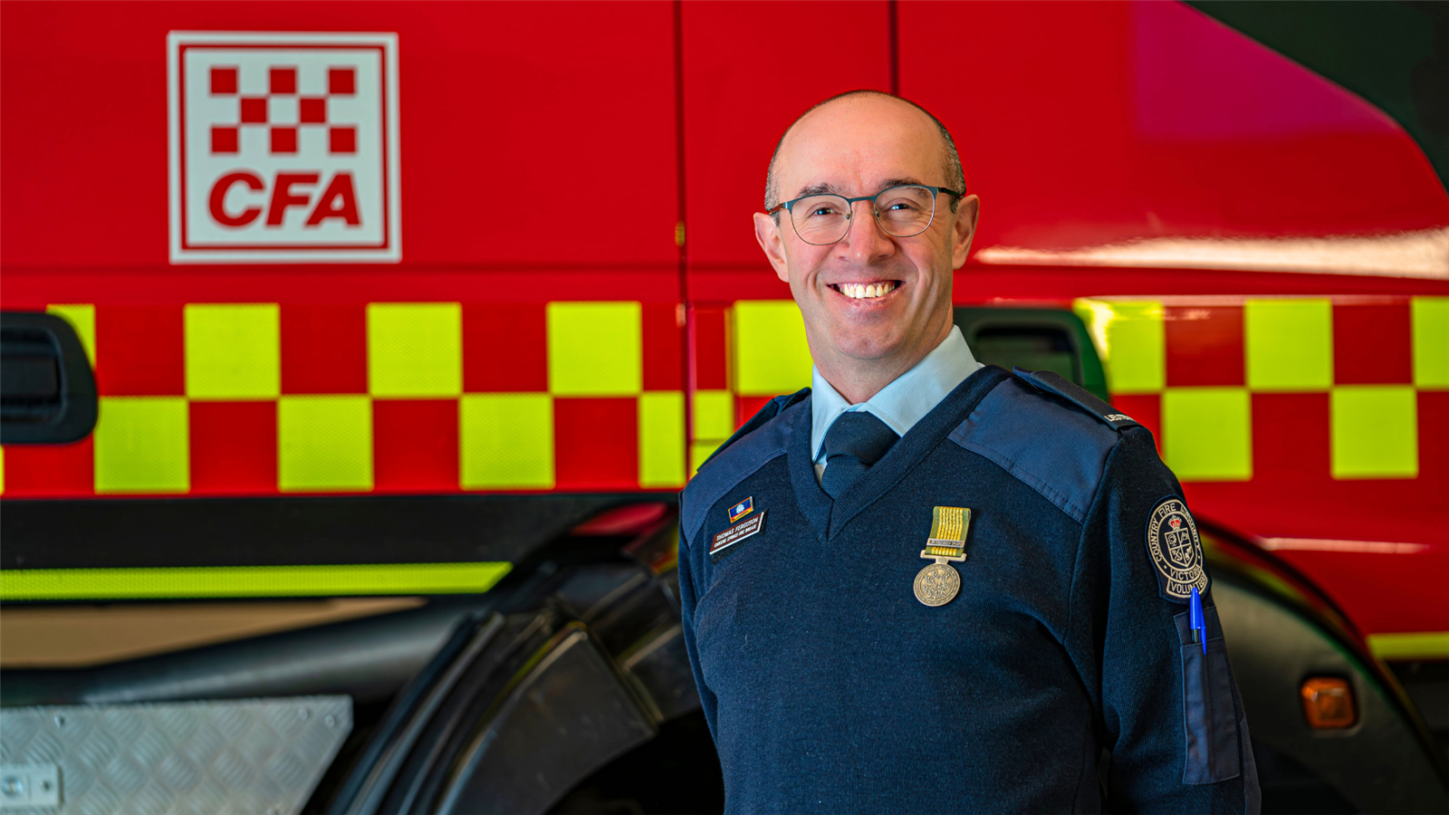 Caroline Springs firefighter Tom Ferguson